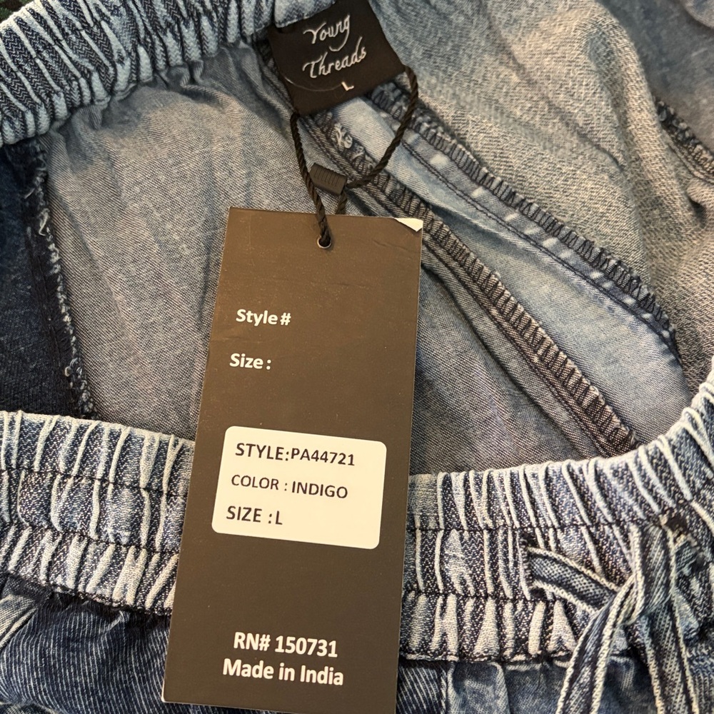 Young Threads Bohemian Patchwork Palazzo Wide-Leg… - image 9